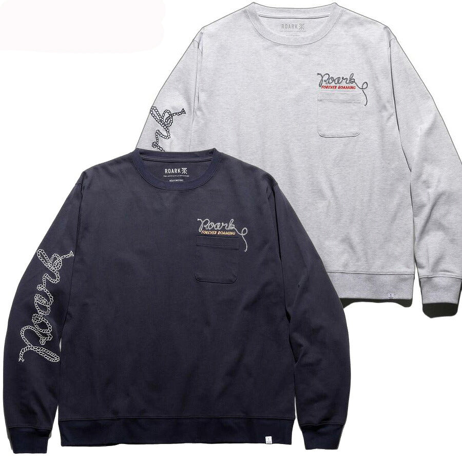 ROARK ロアーク Tシャツ ROAMING 14oz H/W L/S TEE RLTJHW1251 長袖Tシャツ ロンT メンズ