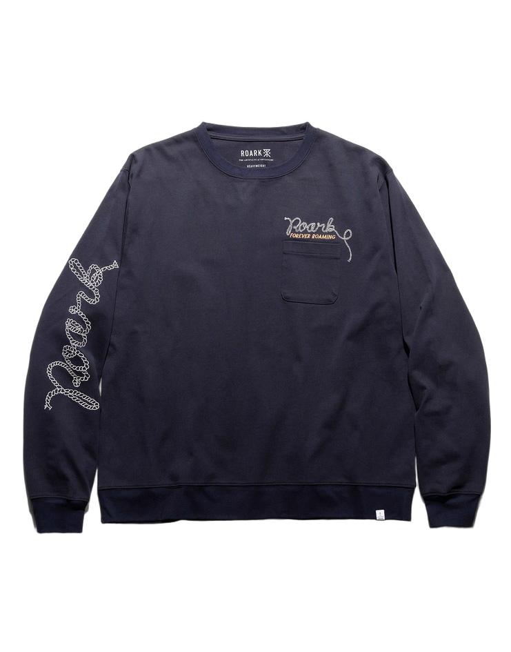 ROARK ロアーク Tシャツ ROAMING 14oz H/W L/S TEE RLTJHW1251 長袖Tシャツ ロンT メンズ