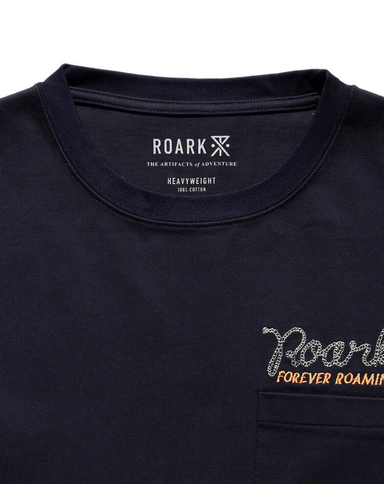 ROARK ロアーク Tシャツ ROAMING 14oz H/W L/S TEE RLTJHW1251 長袖Tシャツ ロンT メンズ