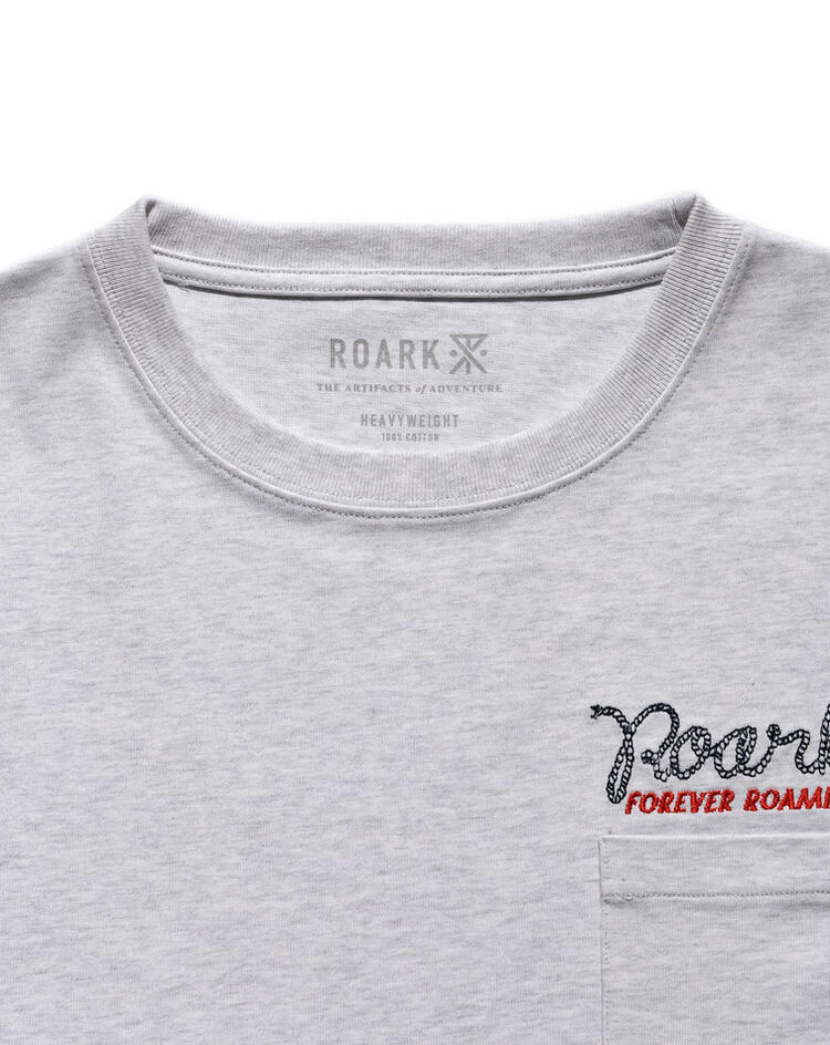ROARK ロアーク Tシャツ ROAMING 14oz H/W L/S TEE RLTJHW1251 長袖Tシャツ ロンT メンズ