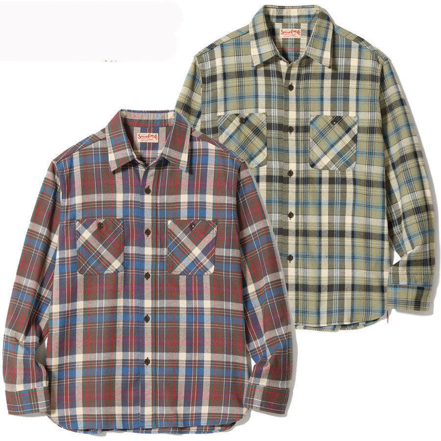 シュガーケーン SUGAR CANE ネルシャツ SC29780 TWILL CHECK WORK SHIRT