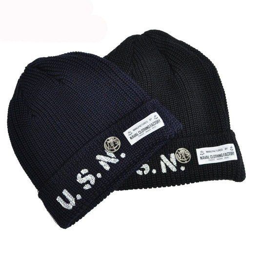 PHERROW'S フェローズ ニット帽 ニットキャップ 26W-PMC NAVY ワッチキャップ 帽子