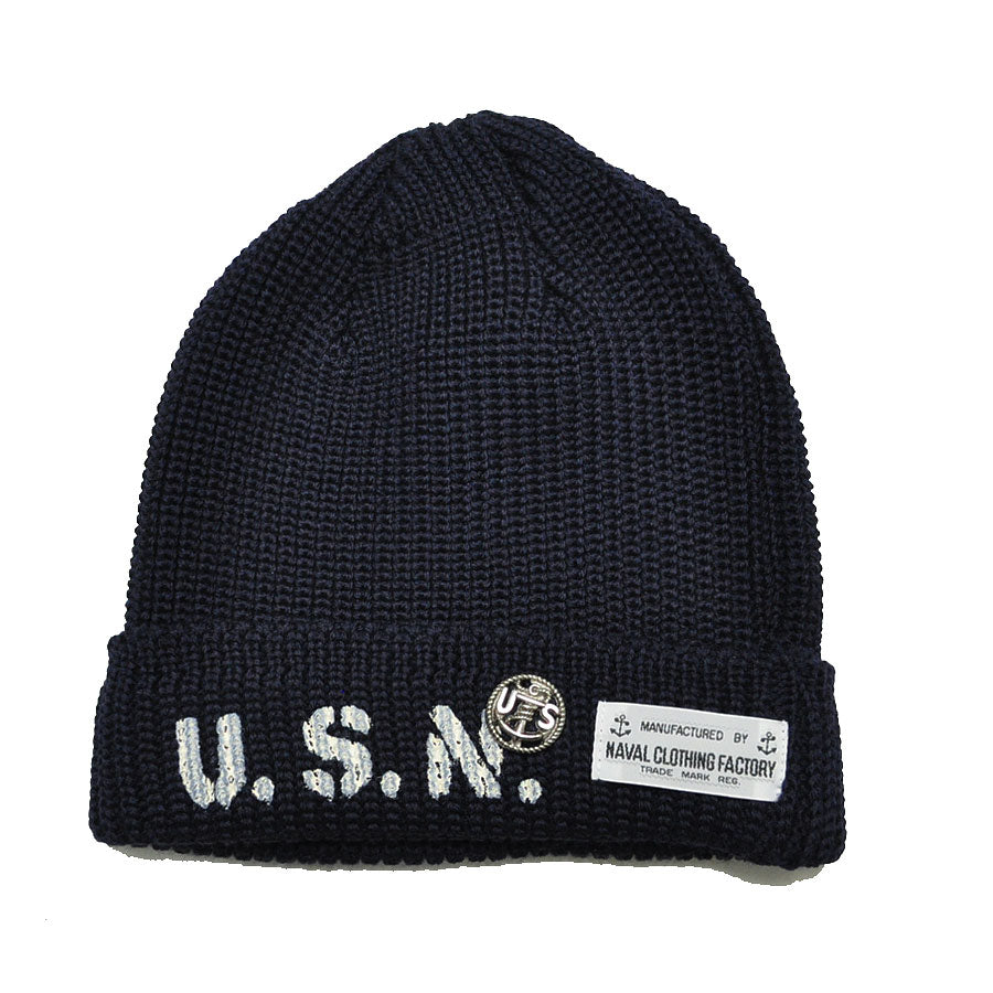 PHERROW'S フェローズ ニット帽 ニットキャップ 26W-PMC NAVY ワッチキャップ 帽子
