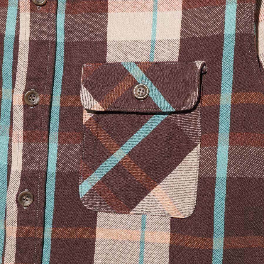 JELADO ジェラード ネルシャツ Unionworkers Shirt Short JP23131 メンズ 長袖