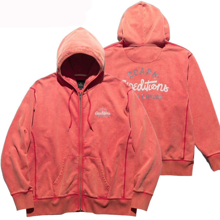 ROARK ロアーク パーカー SIGN WRITER F/Z HOOD SWEAT RSWJ1250 プルオーバー スウェットパーカー