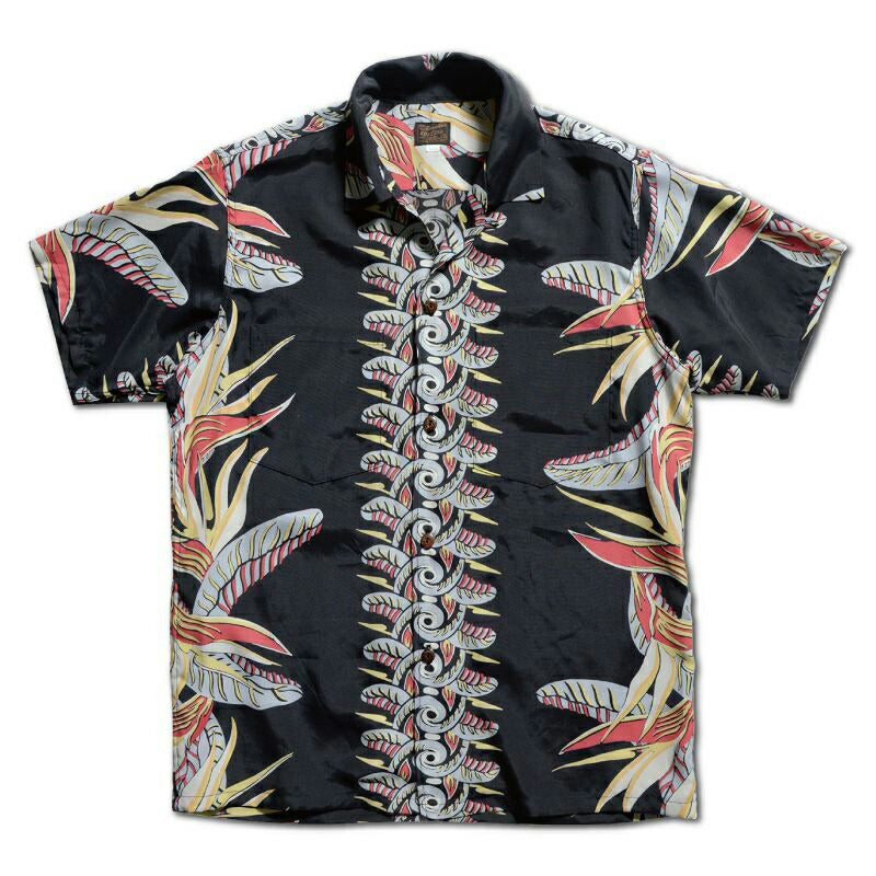 デラックスウエア DELUXEWARE アロハシャツ AL-20S BIRD OF PARADISE 半袖 アメカジ メンズ