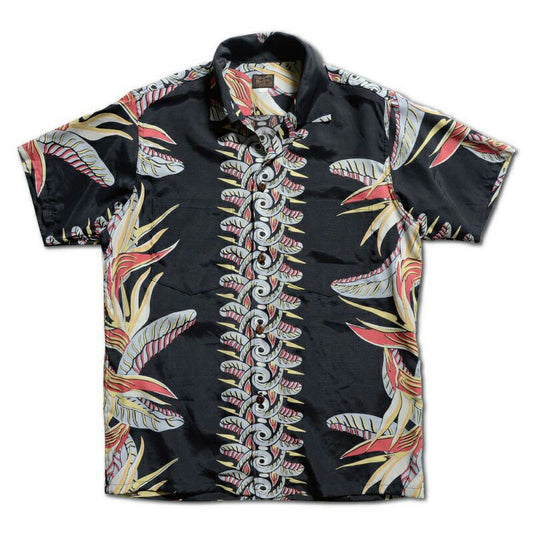 デラックスウエア DELUXEWARE アロハシャツ AL-20S BIRD OF PARADISE 半袖 アメカジ メンズ